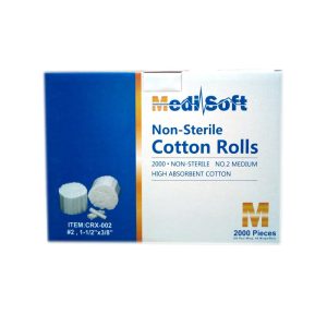 MediSoft Non-Sterile Cotton Rolls (Medium, #2)