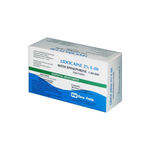 Lidocaine 2% with Epinephrine (1:80,000)